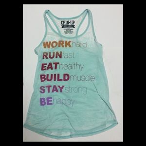 Chin Up Women's Be Happy Tank