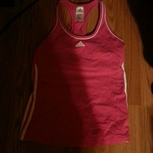 Adidas tank top with built in bra