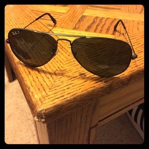 Ray-Ban Aviator Polarized 3025 004/58 Sunglasses