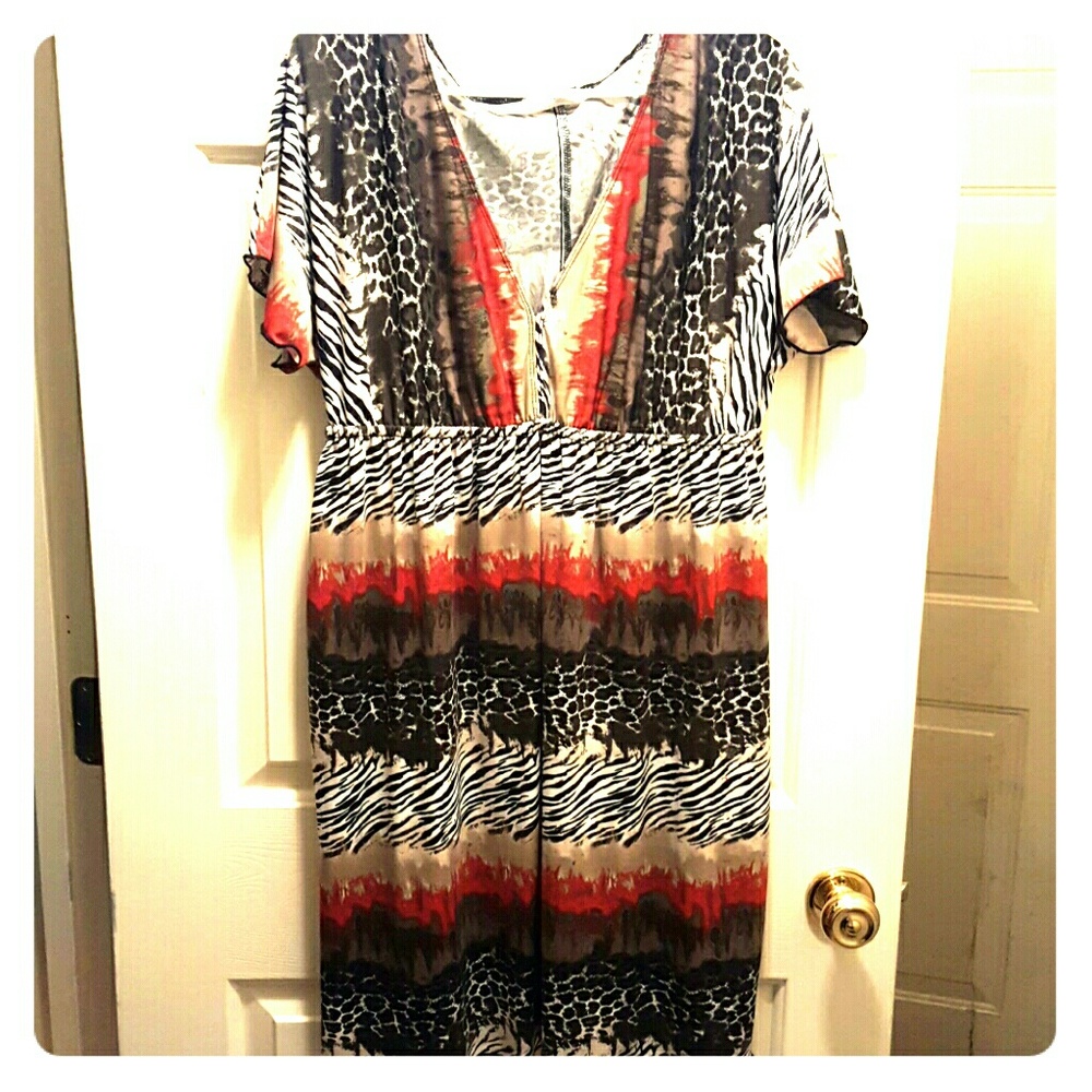 Gorgeous Animal Print Kimono Dress