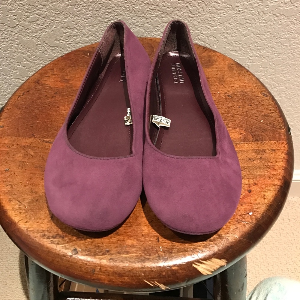 Mission supply co purple flats