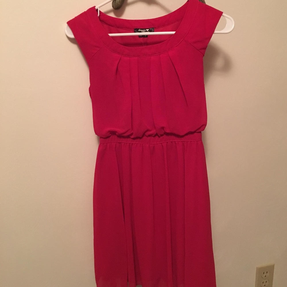 Hot red dress! Size S barley worn