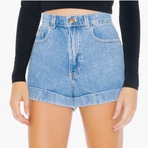 American Apparel High Waist Shorts