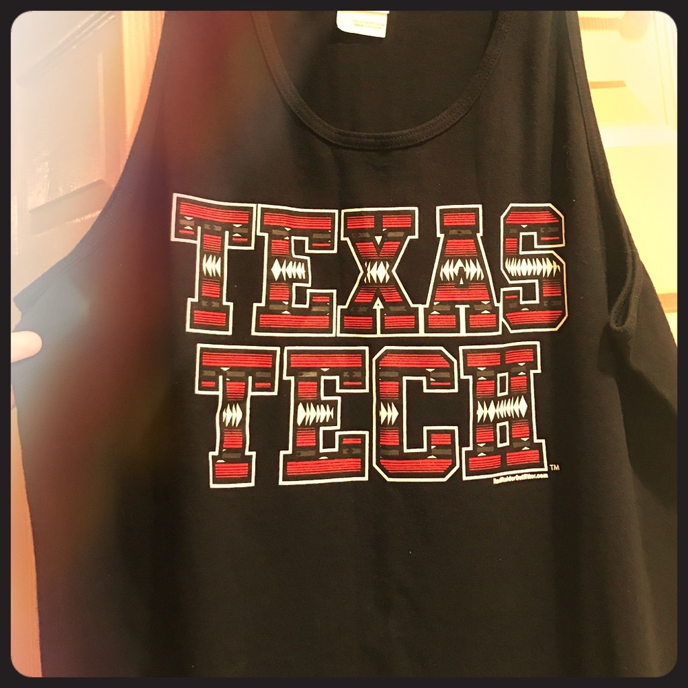 Texas Tech tank top!!!🖤❤