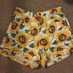 American Apparel Sunflower Shorts
