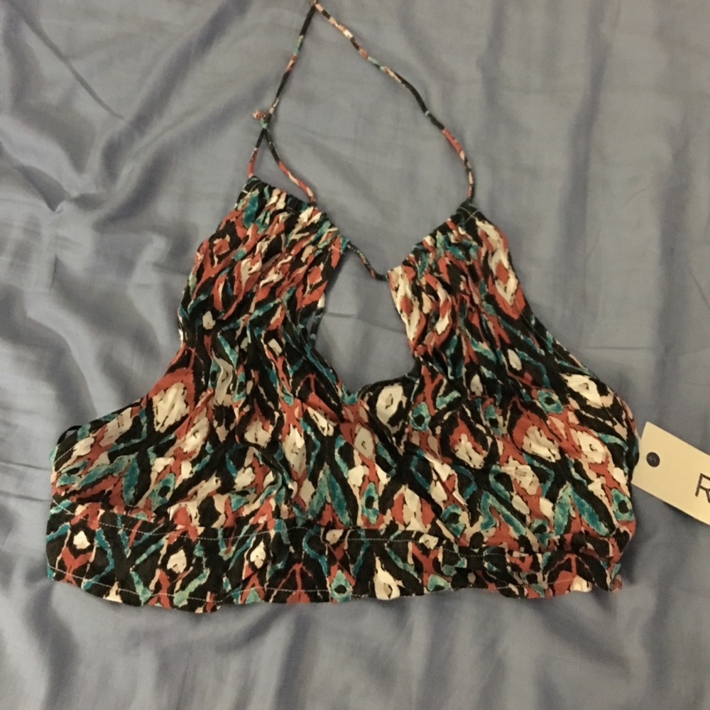 Roxy backless crop top bralette