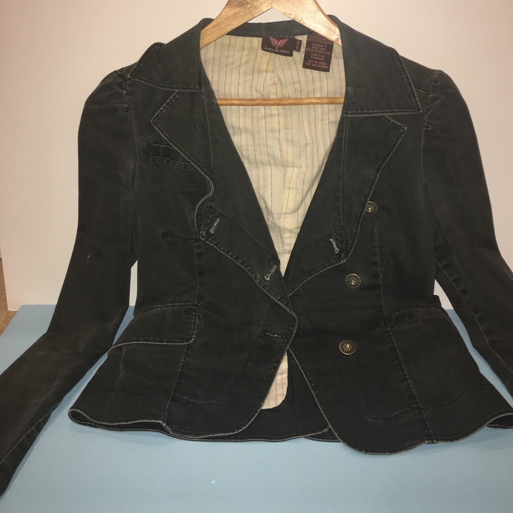 Jean Jacket, Dark Gray.