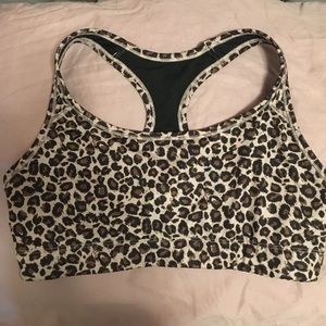 Leopard Print GAP Sports Bra
