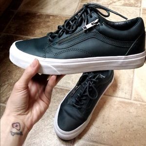 Leather vans