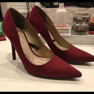 Burgundy heels