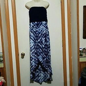 NWOT Strapless tulip skirt dress