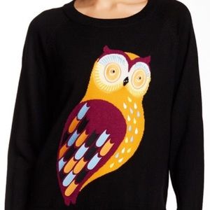 French Connection Owl Wool Sweater