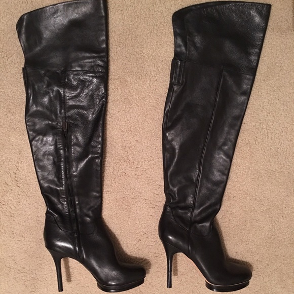 BCBG Leather Boots - Picture 1 of 4