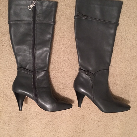 BCBG Leather Boots - Picture 1 of 2