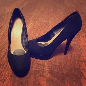 Sued Laren Conrad high heels
