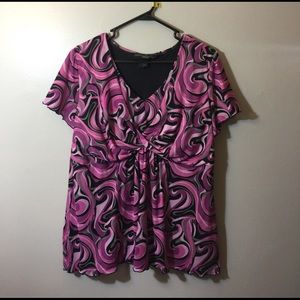 #3 Patterned dress blouse