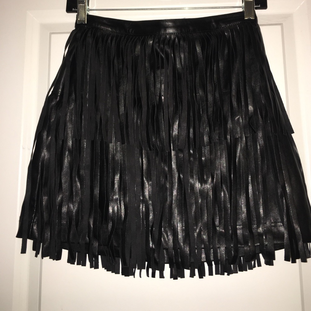 H&M fringe skirt