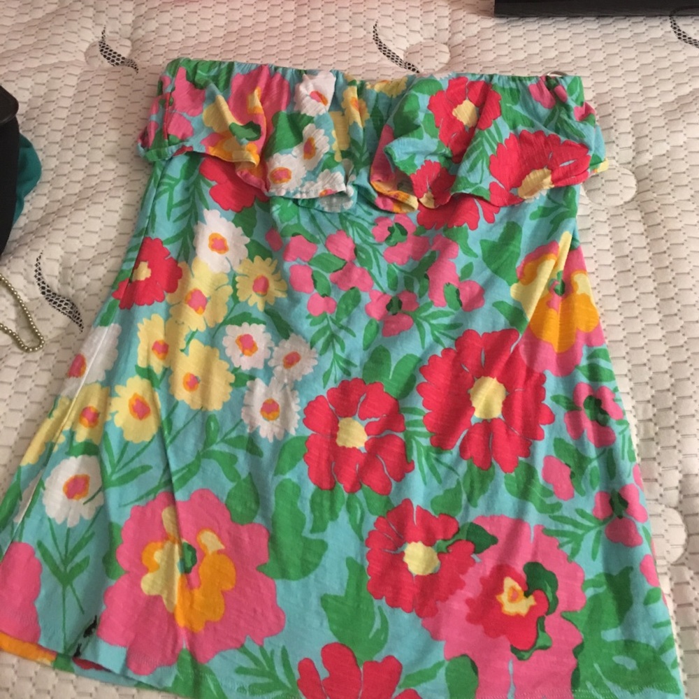 Lilly Pulitzer strapless top