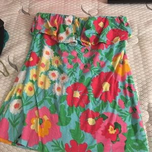 Lilly Pulitzer strapless top