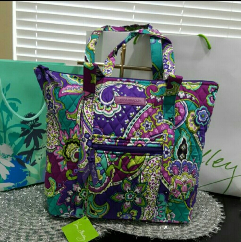 Vera Bradley Villager Tote~Heather *NWT*