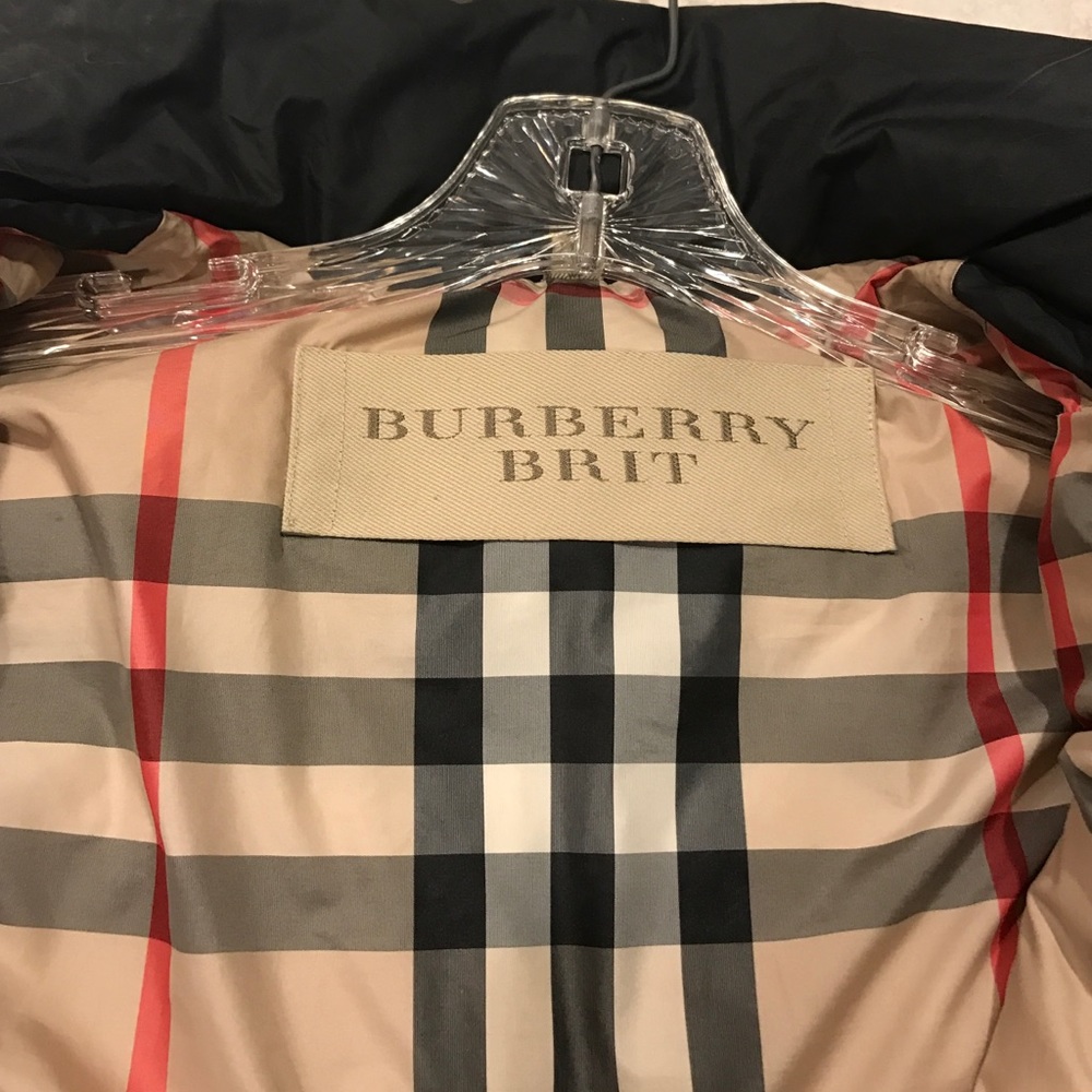 Authentic Burberry down puffer winter coat
