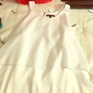 Banana Republic mesh and sheer long tank.