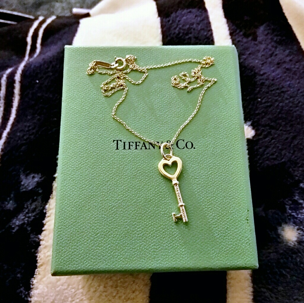 Tiffany & Co. Heart Key Necklace