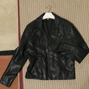 Faux Moto Jacket