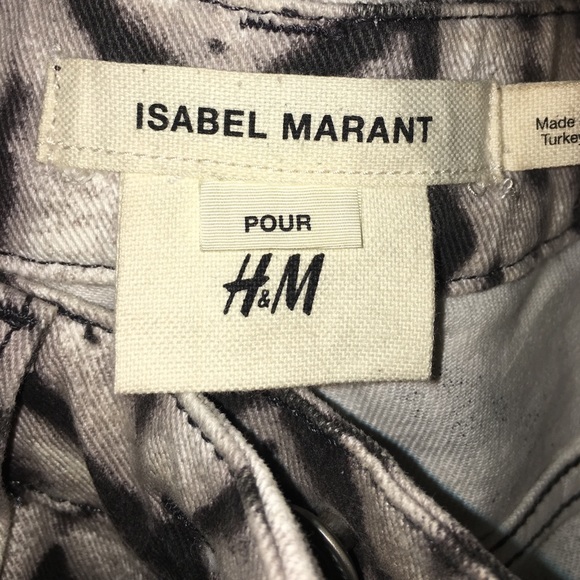 Isabel Marant pour H&M Printed Jeans - Picture 2 of 2