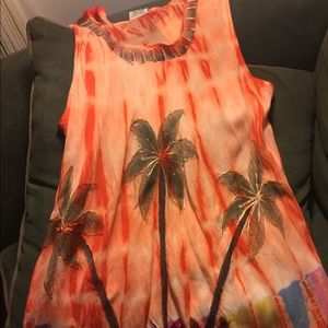 Sheer summer blouse