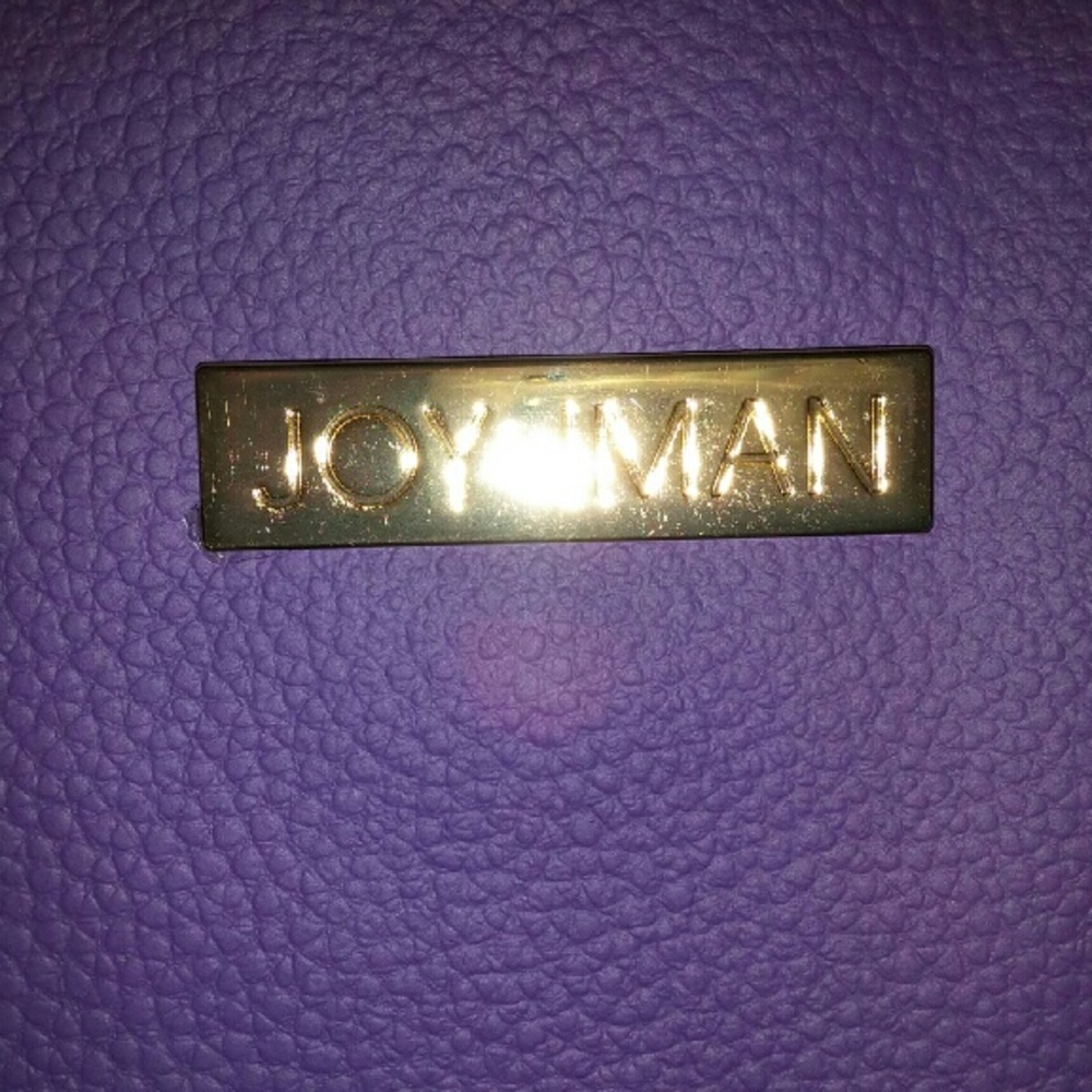 JOY @ Iman PURPLE leather TOTE