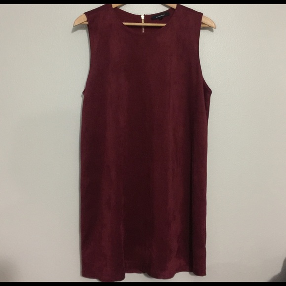 Line Shift Velvet Dress - Picture 1 of 4