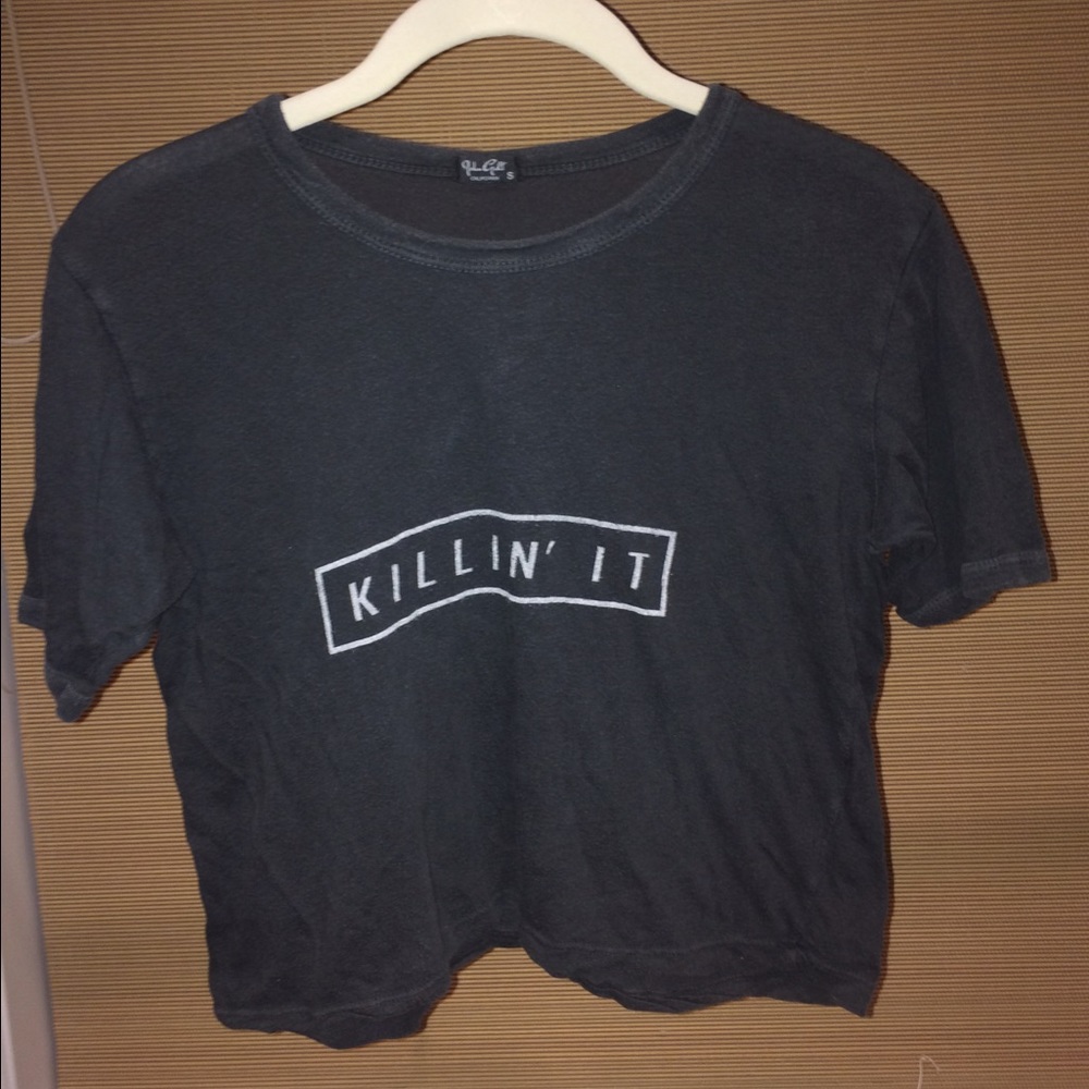 Brandy Melville Black "Killin' It" Shirt