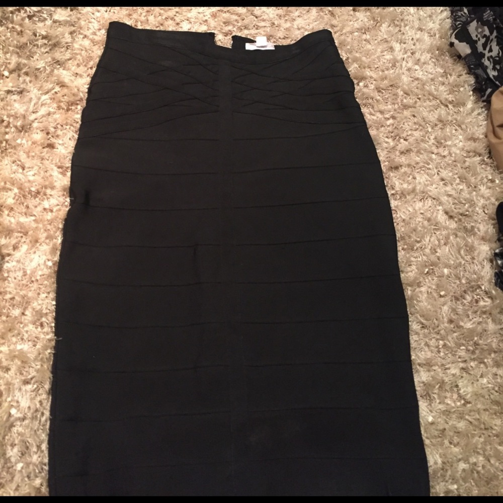 Bandage skirt black