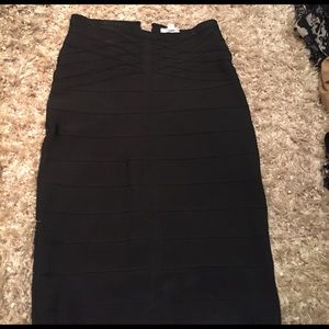 Bandage skirt black