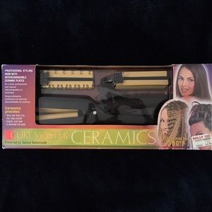 curlmaster ceramics flat iron