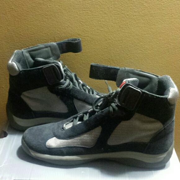 rare HIGH TOP SUEDE Prada sneaker - Picture 4 of 4