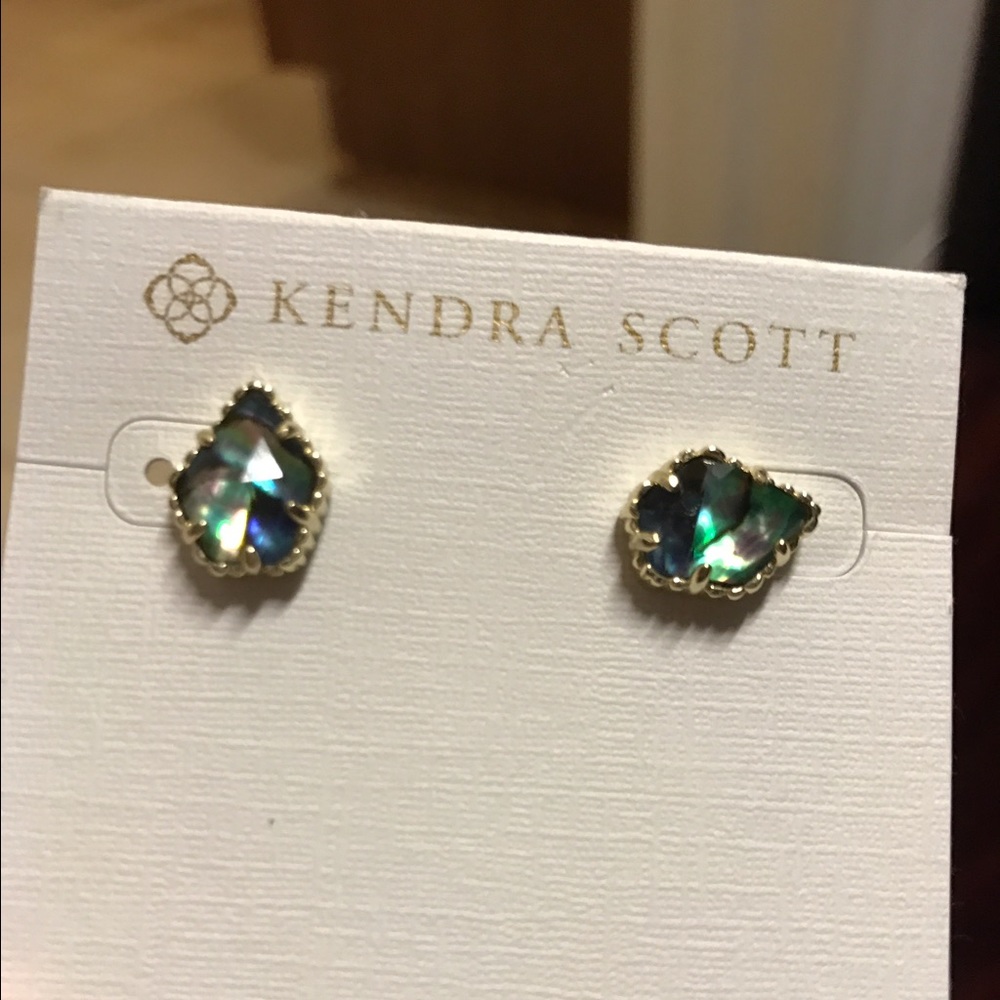 Kendra Scott Tessa Stud Abalone Shell earrings