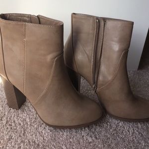 Tan Aldo boots