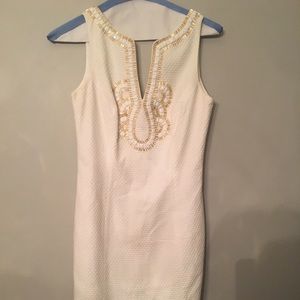 White Lilly Pulitzer Shift Dress
