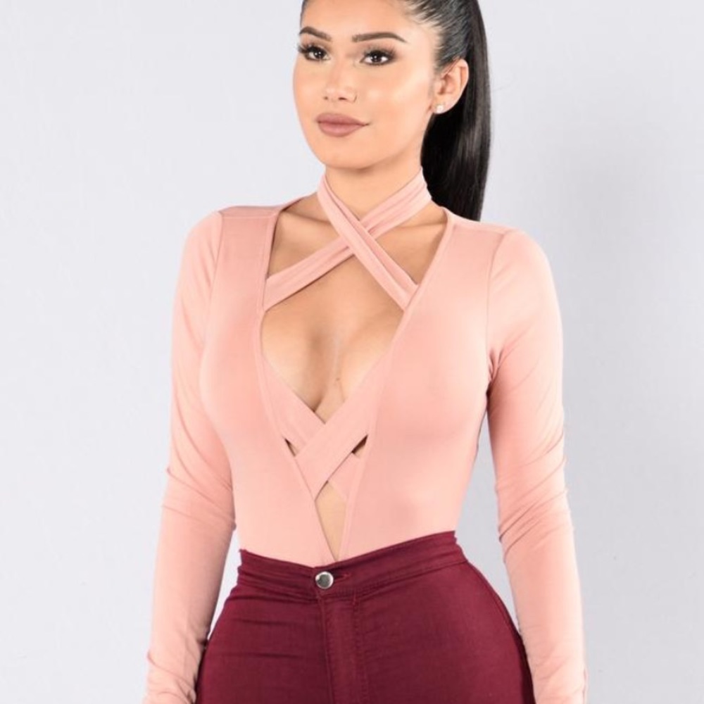 Pink bodysuit