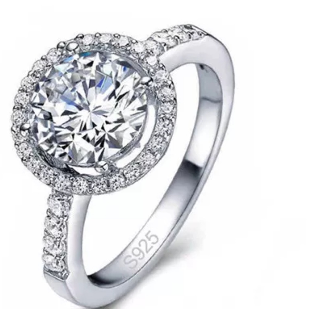 Beautiful Diamond cz 925 Silver Ring