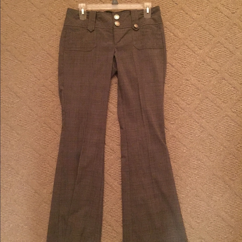 Plaid dress pants