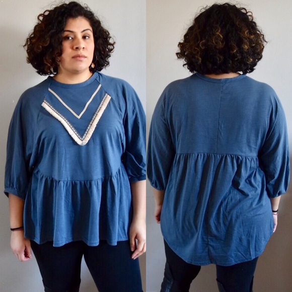 Slate Chevron Tunic - Picture 2 of 5