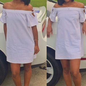 Linen Strapless Dress!