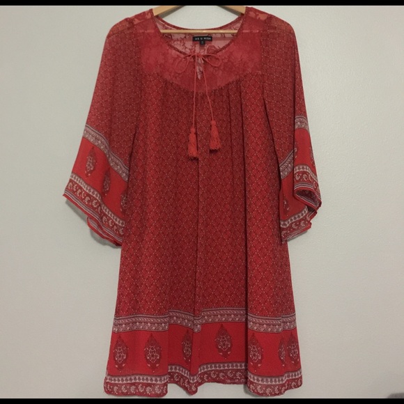 Shapeless Free People Style Dress - Picture 1 of 5