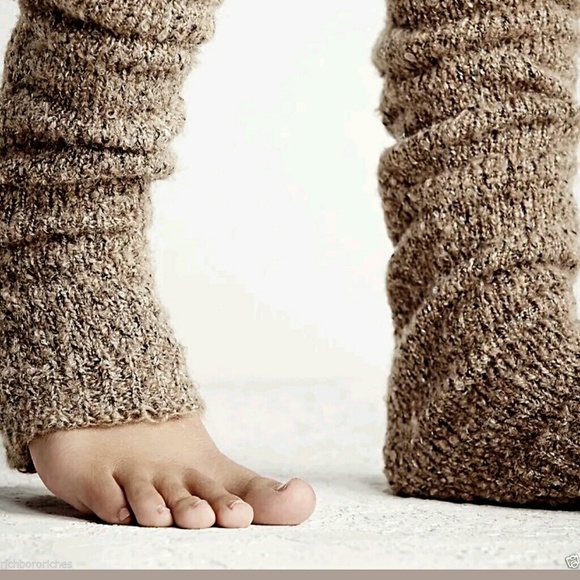 free people new leg warmers oatmeal color - Picture 2 of 6