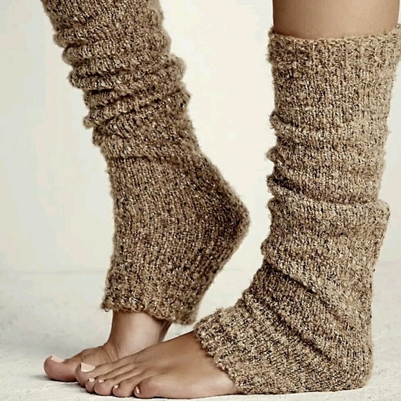 free people new leg warmers oatmeal color - Picture 3 of 6