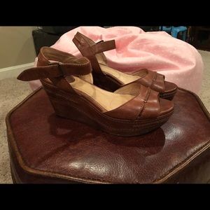Frye sandal wedge