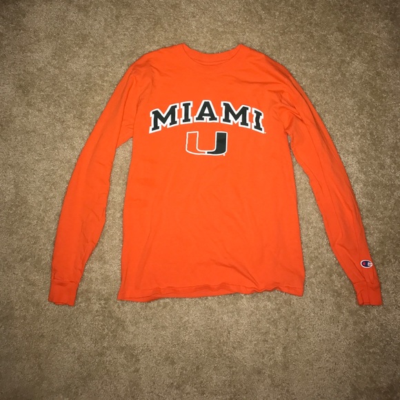 Champion University of Miami long-sleeve - Picture 1 of 2